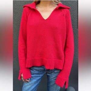 Ciao Lucia Red Women's Sweater